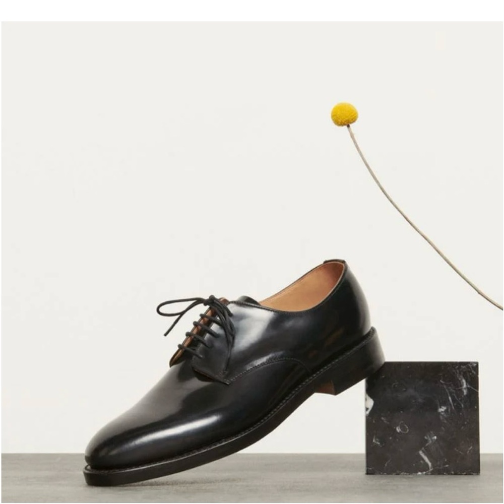 Sandro Men's Black Leather
Derby Shoe, US 7.5/41